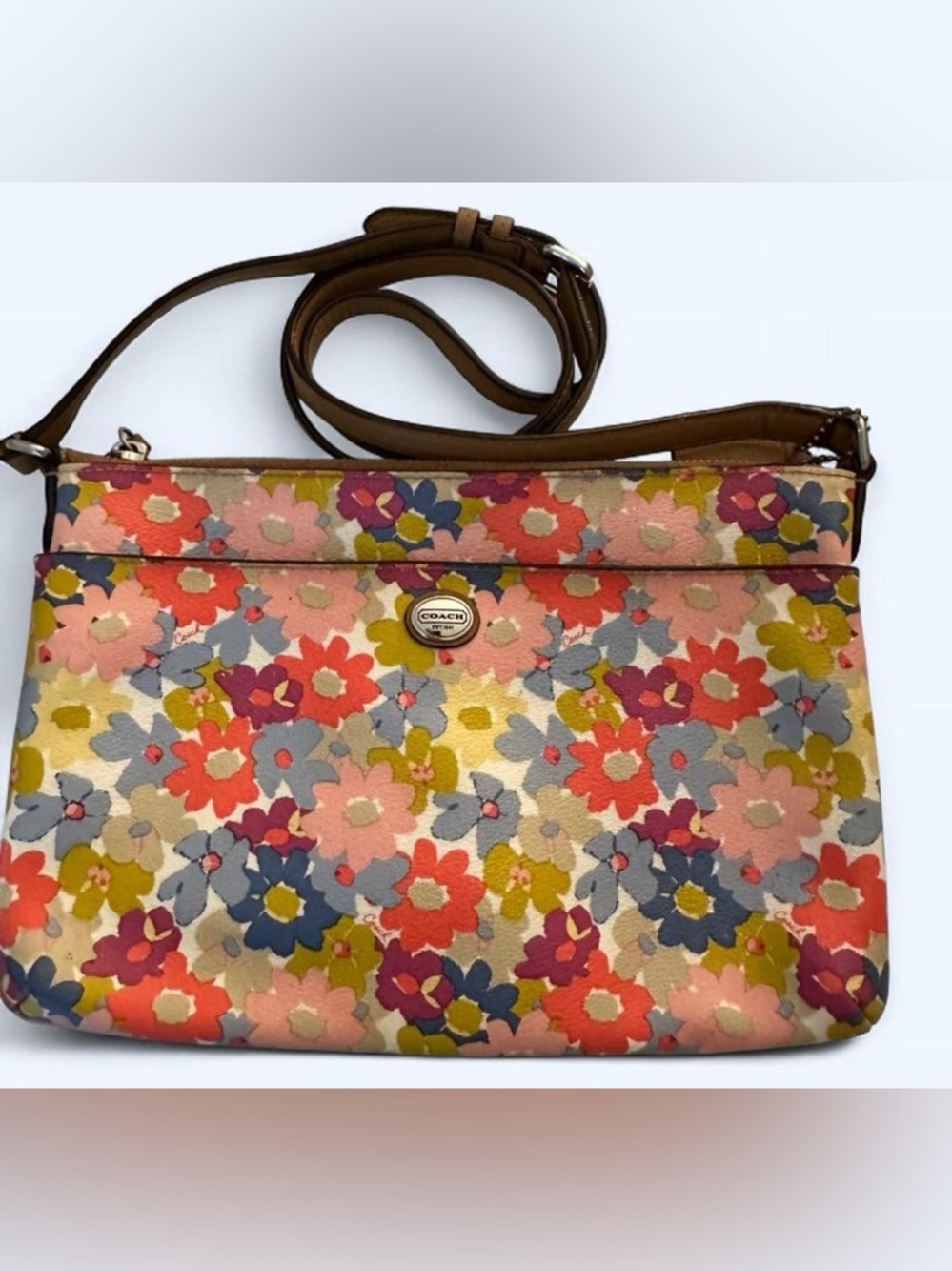 Coach Peyton Floral Crossbody Style #F51215